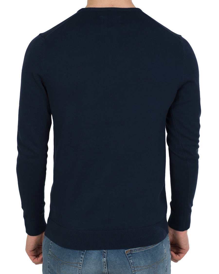 Uomini | Maglieria | Lexington | Bradley Crewneck Sweater Deepest Blue