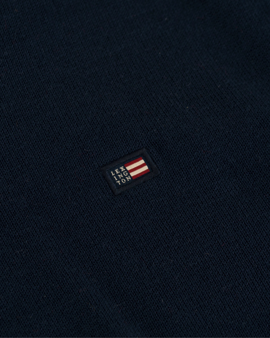 Uomini | Maglieria | Lexington | Bradley Crewneck Sweater Deepest Blue