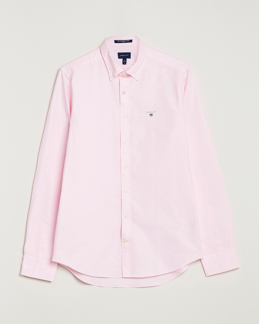 Uomini | Camicie | GANT | Slim Fit Oxford Shirt Light Pink