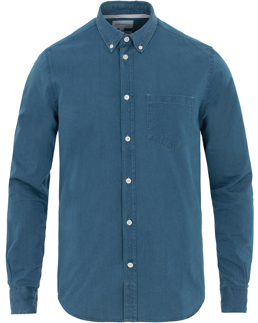Uomini | Camicie | Norse Projects | Anton Denim Shirt Sunwashed