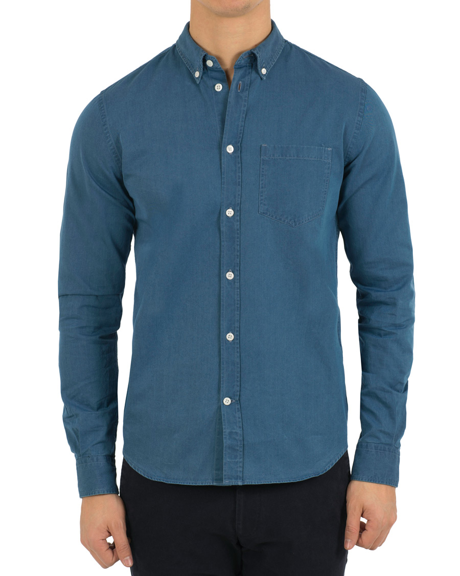 Uomini | Camicie | Norse Projects | Anton Denim Shirt Sunwashed