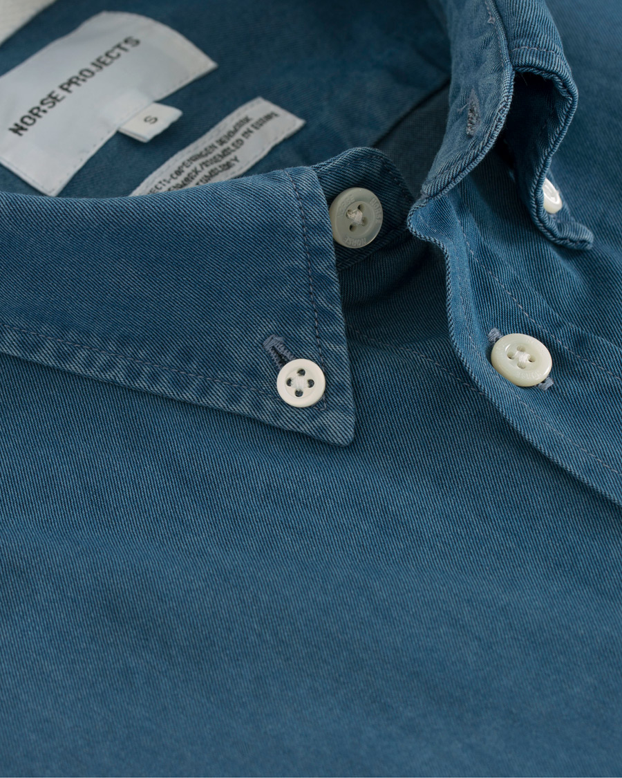 Uomini | Camicie | Norse Projects | Anton Denim Shirt Sunwashed