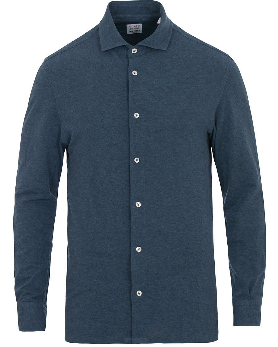 Uomini | Camicie | Barba Napoli | Jersey Shirt Blue