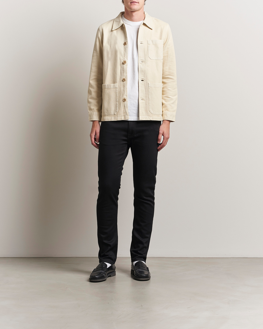 Uomini | Pantaloni | Nudie Jeans | Lean Dean Jeans Dry Ever Black