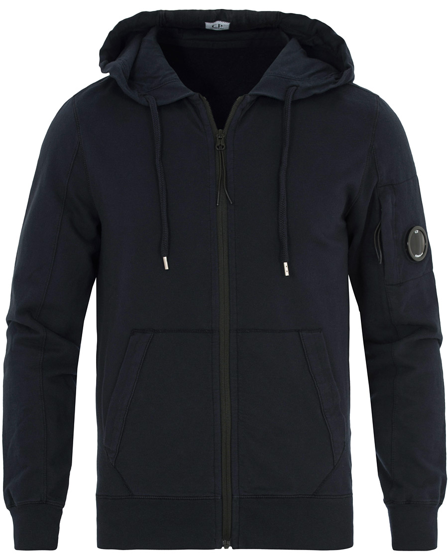 Uomini | Maglieria | C.P. Company | Full-Zip Hoodie Navy