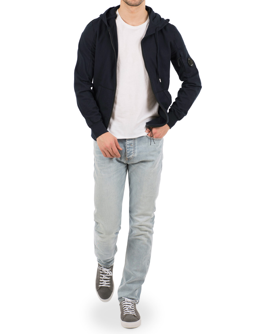 Uomini | Maglieria | C.P. Company | Full-Zip Hoodie Navy