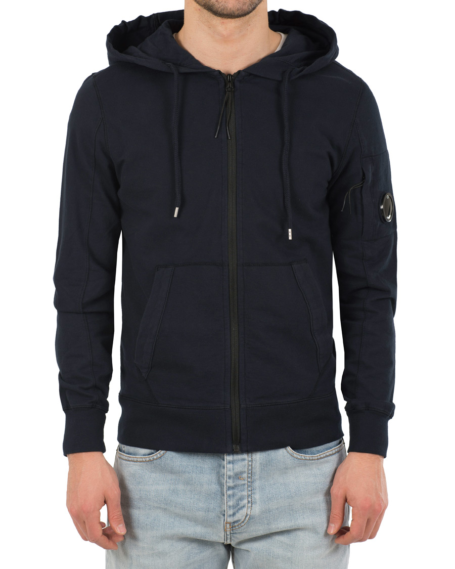 Uomini | Maglieria | C.P. Company | Full-Zip Hoodie Navy