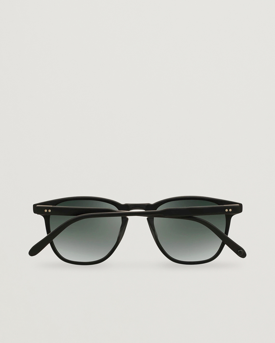 Uomini | Garrett Leight Brooks 47 Sunglasses Matte Black/Blue Smoke Polarized | Garrett Leight | Brooks 47 Sunglasses Matte Black/Blue Smoke Polarized