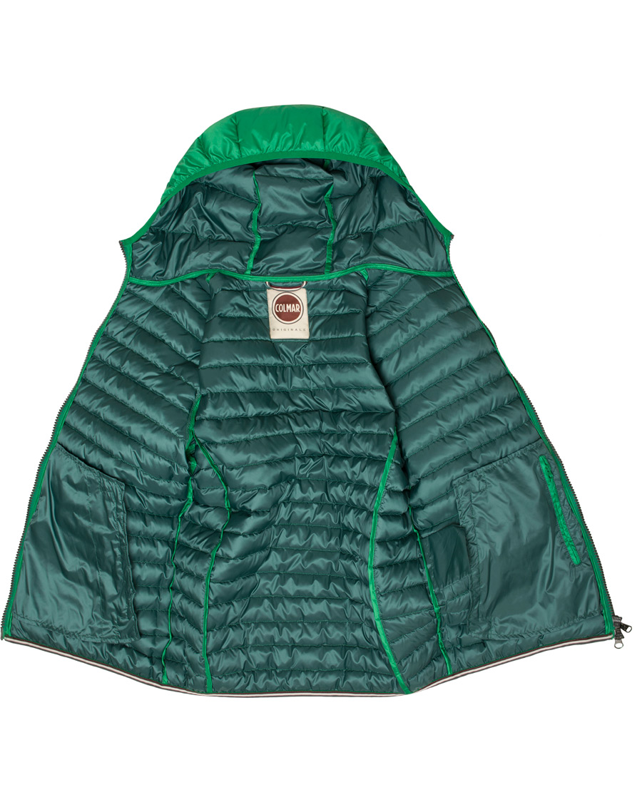 Uomini | Giacche | Colmar | Lightweight Down Hooded Jacket Green