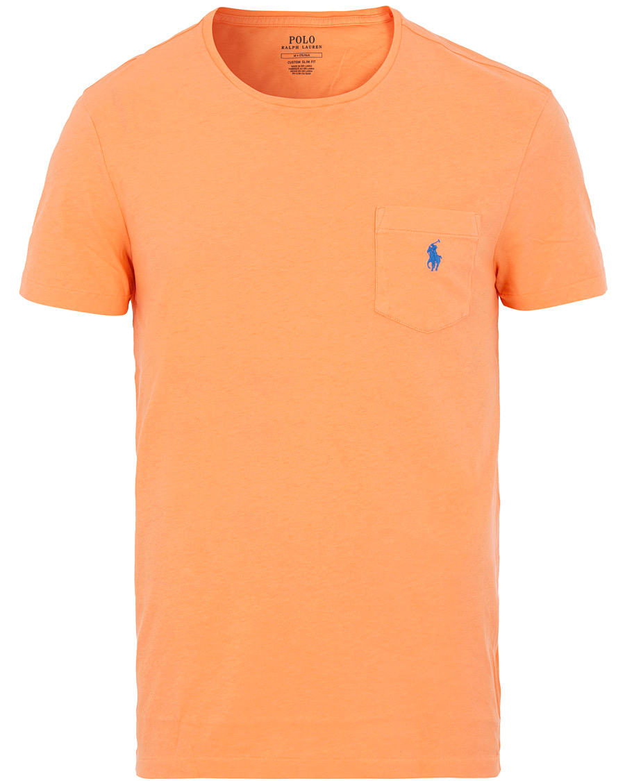 Uomini | T-shirt | Polo Ralph Lauren | Crew Neck Pocket Tee Classic Peach