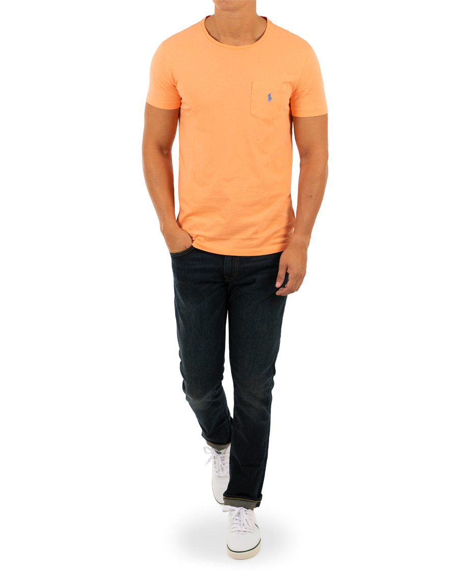 Uomini | T-shirt | Polo Ralph Lauren | Crew Neck Pocket Tee Classic Peach