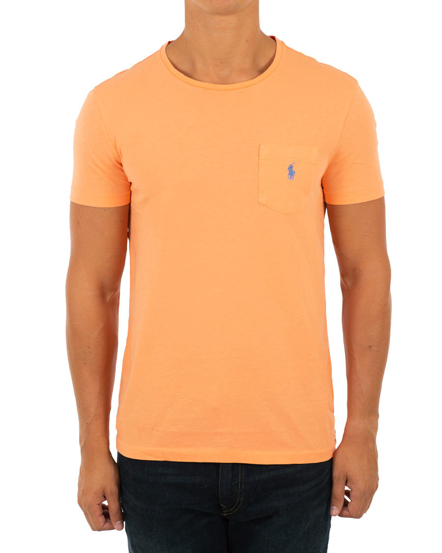 Uomini | T-shirt | Polo Ralph Lauren | Crew Neck Pocket Tee Classic Peach