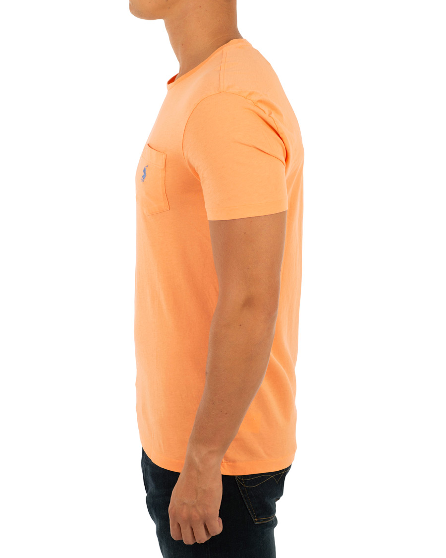 Uomini | T-shirt | Polo Ralph Lauren | Crew Neck Pocket Tee Classic Peach