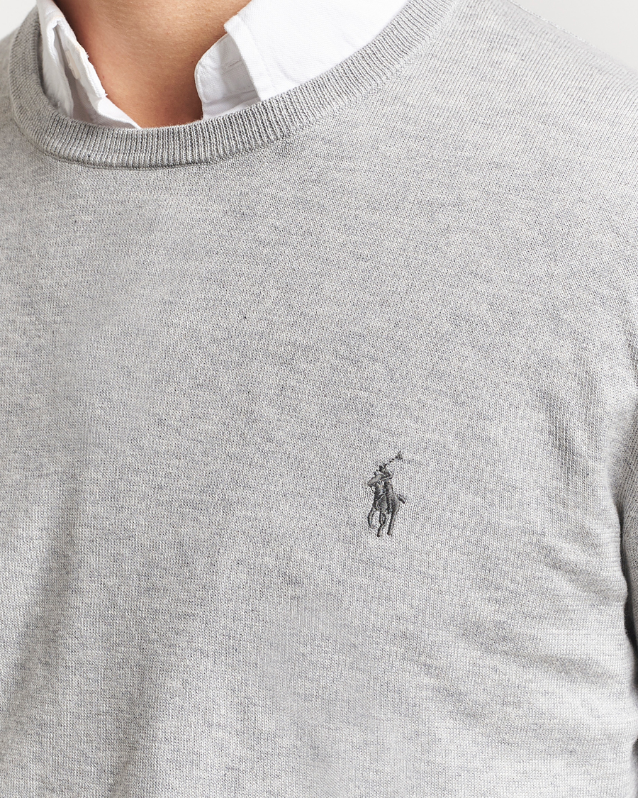 Uomini | Maglieria | Polo Ralph Lauren | Pima Cotton Crew Neck Pullover Andover Heather