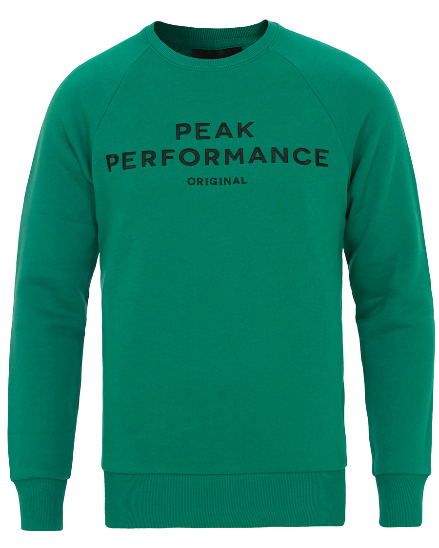 Uomini | Maglieria | Peak Performance | M Logo Crew Neck Sweatshirt Shady Green