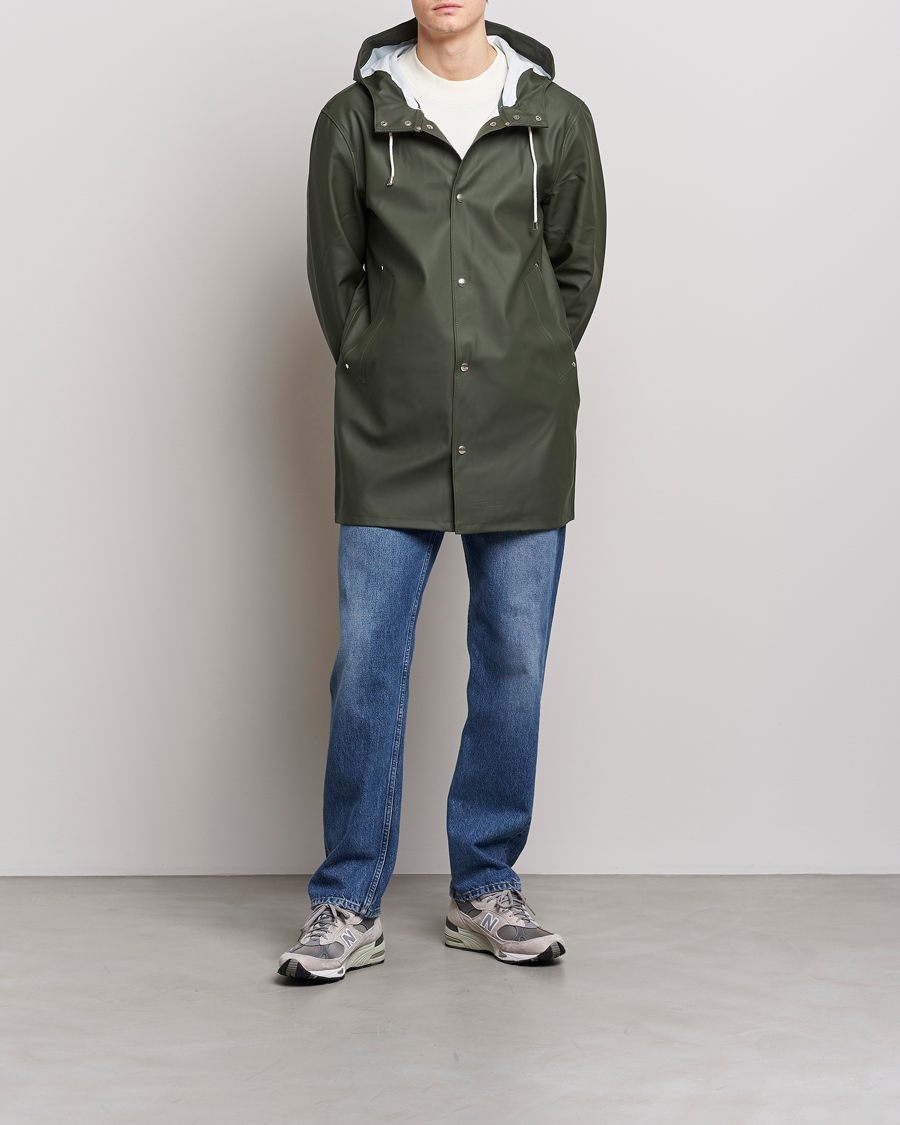 Uomini | Giacche | Stutterheim | Stockholm Raincoat Green