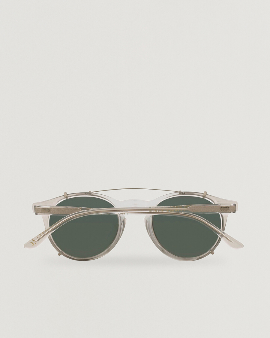 Uomini | Occhiali da sole | TBD Eyewear | Pleat Clip On Sunglasses Transparent