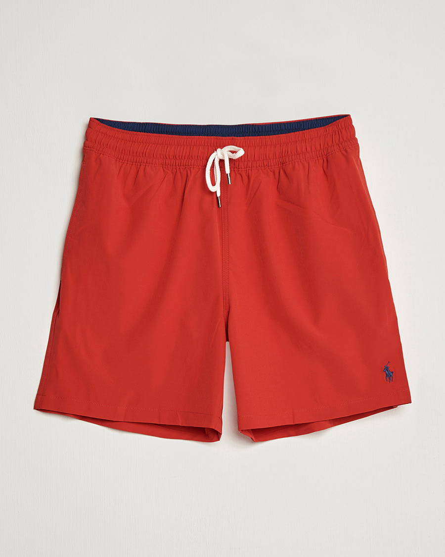 Uomini | Costumi da bagno | Polo Ralph Lauren | Traveler Boxer Swim Shorts RL Red