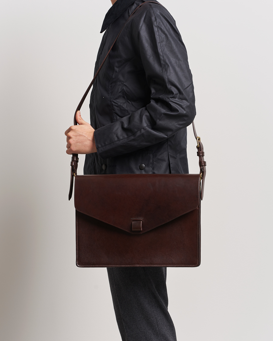 Uomini | Borse | Tärnsjö Garveri | Messenger Bag 3-In-1 Dark Brown