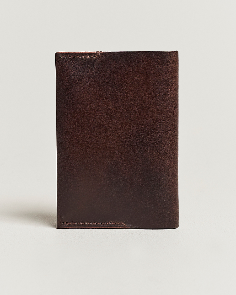 Uomini | Portafogli | Tärnsjö Garveri | Passport Cover Dark Brown
