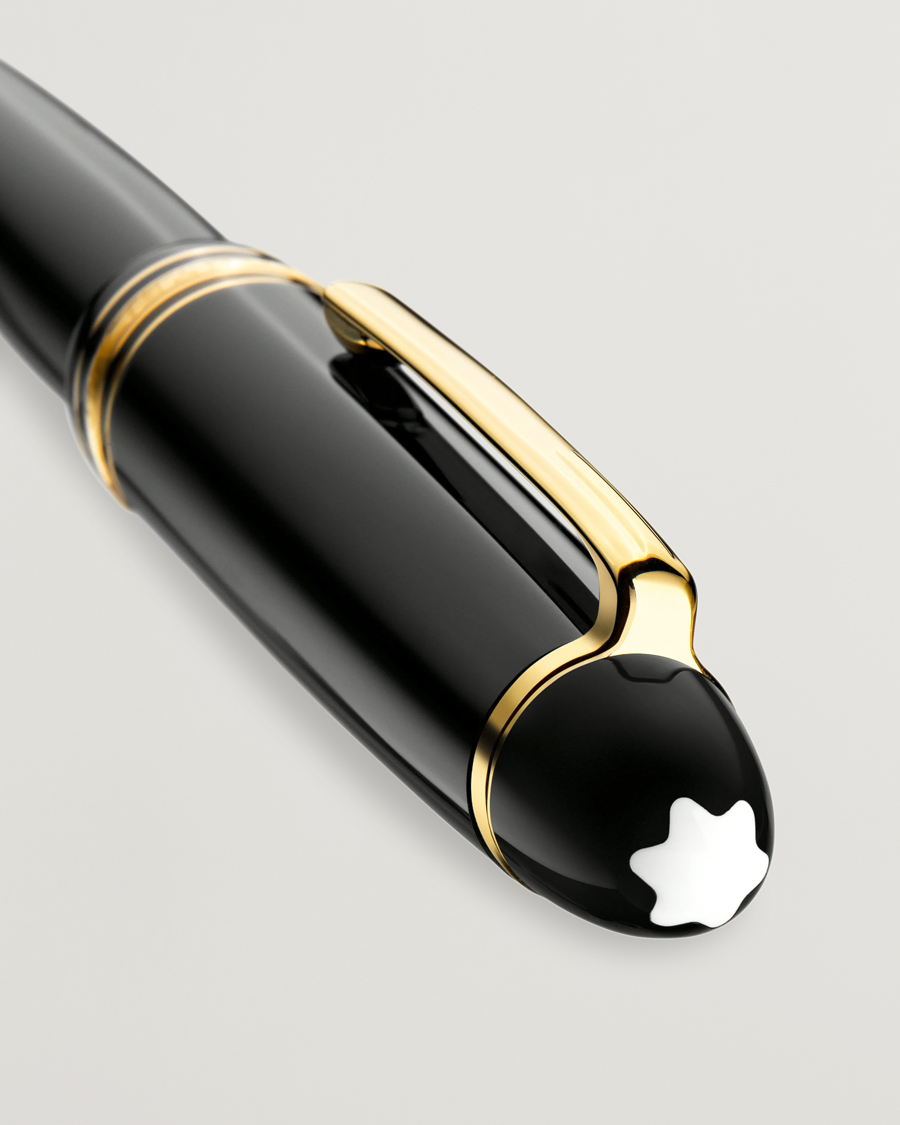 Uomini | Penne | Montblanc | 162 Meisterstück Rollerball LeGrand Pen Black/Yellow Gold