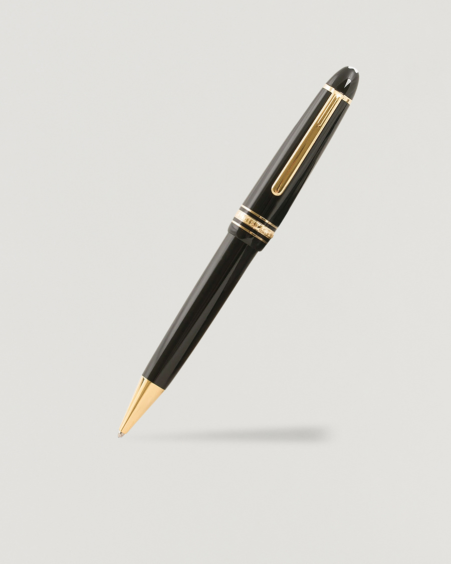 Uomini | Penne | Montblanc | 161 Meisterstück Ballpoint LeGrand Pen Black/Yellow Gold