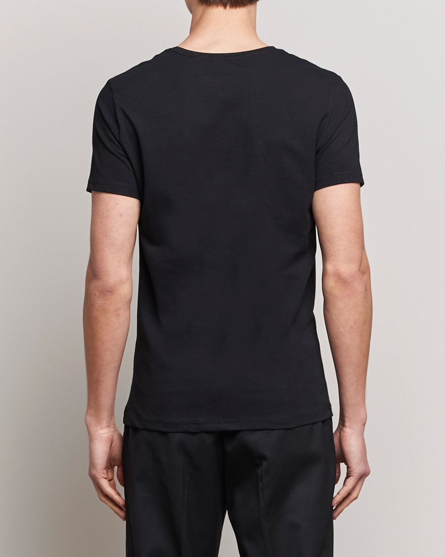 Uomini | T-shirt | Bread & Boxers | 2-Pack Crew Neck Tee Black