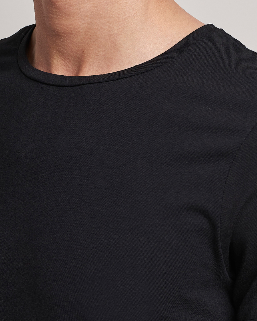 Uomini | T-shirt | Bread & Boxers | 2-Pack Crew Neck Tee Black