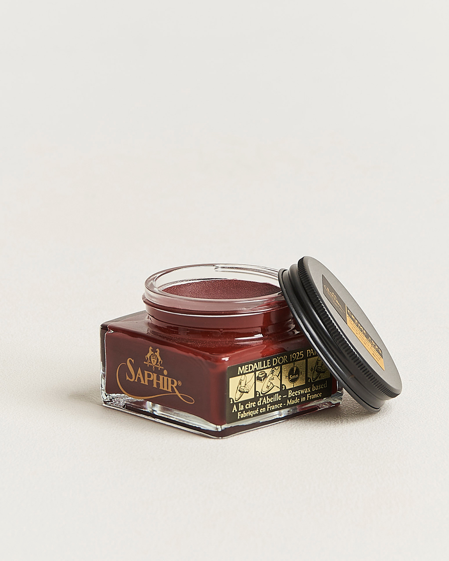 Uomini | Cura delle scarpe | Saphir Medaille d'Or | Creme Pommadier 1925 75 ml Mahogany