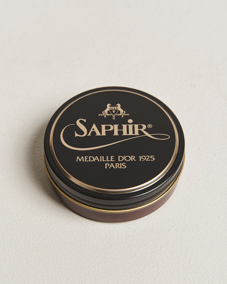 Uomini | Cura delle scarpe | Saphir Medaille d'Or | Pate De Lux 50 ml Medium Brown
