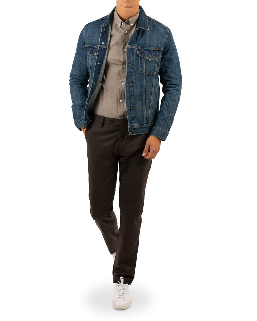Uomini | Pantaloni | NN07 | New Theo 1249 Wool Trousers Brown