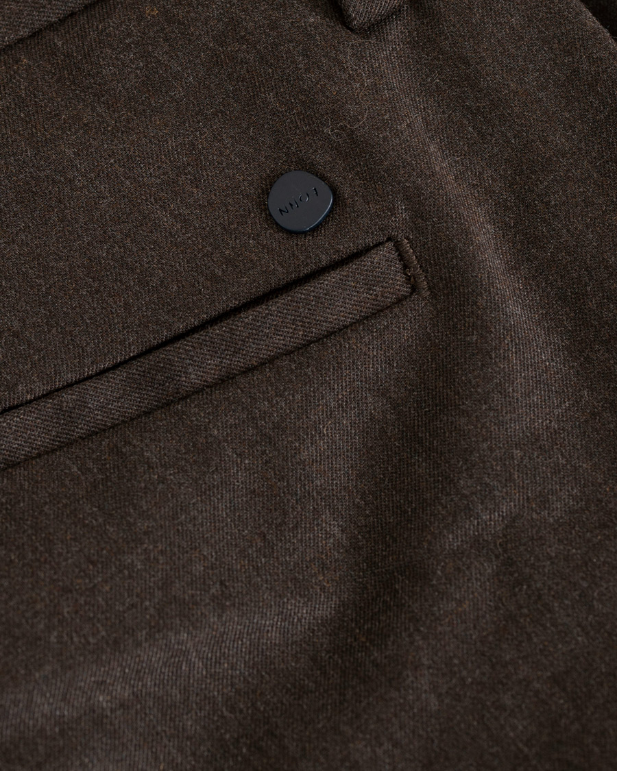 Uomini | Pantaloni | NN07 | New Theo 1249 Wool Trousers Brown