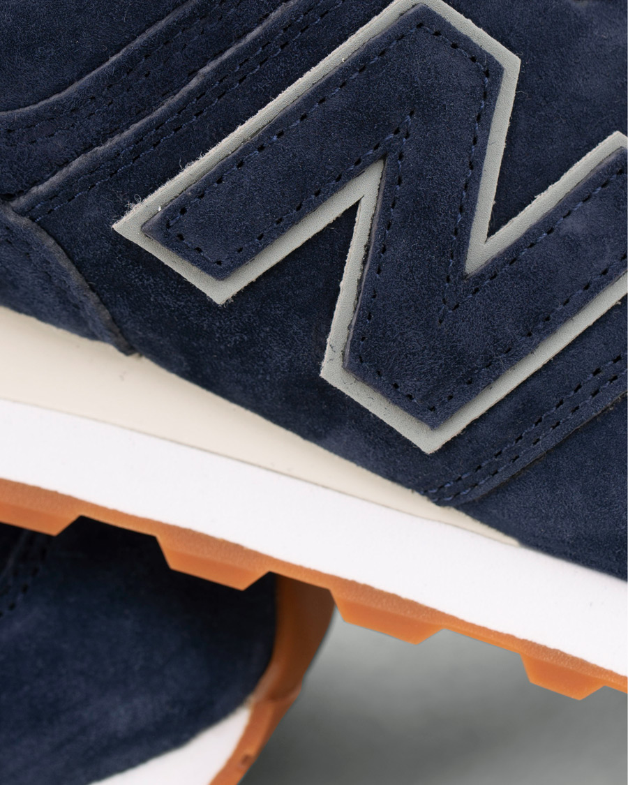 Uomini | New Balance 574 Running Sneaker Navy Suede | New Balance | 574 Running Sneaker Navy Suede