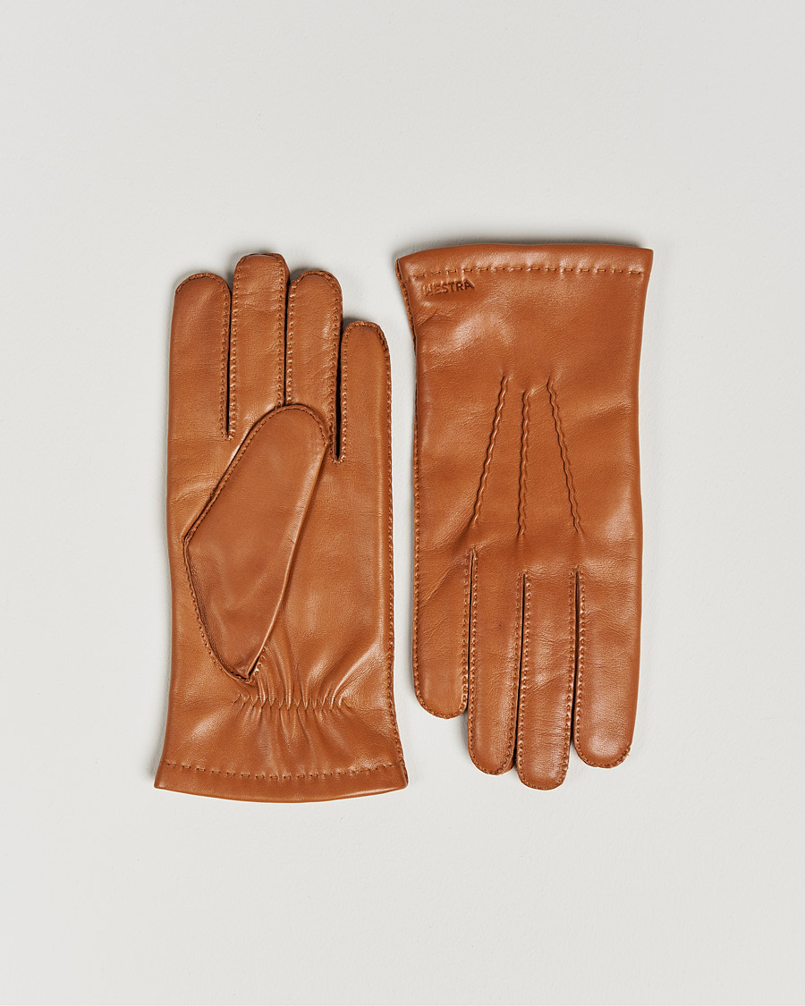 Uomini | Guanti | Hestra | Edward Wool Lined Glove Cognac
