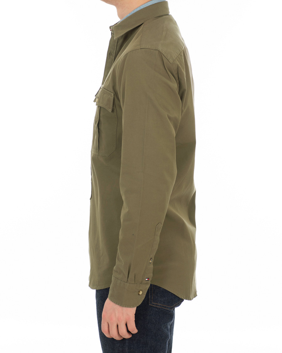 Uomini | Camicie | Tommy Hilfiger | Military Twill Shirt Dusty Olive