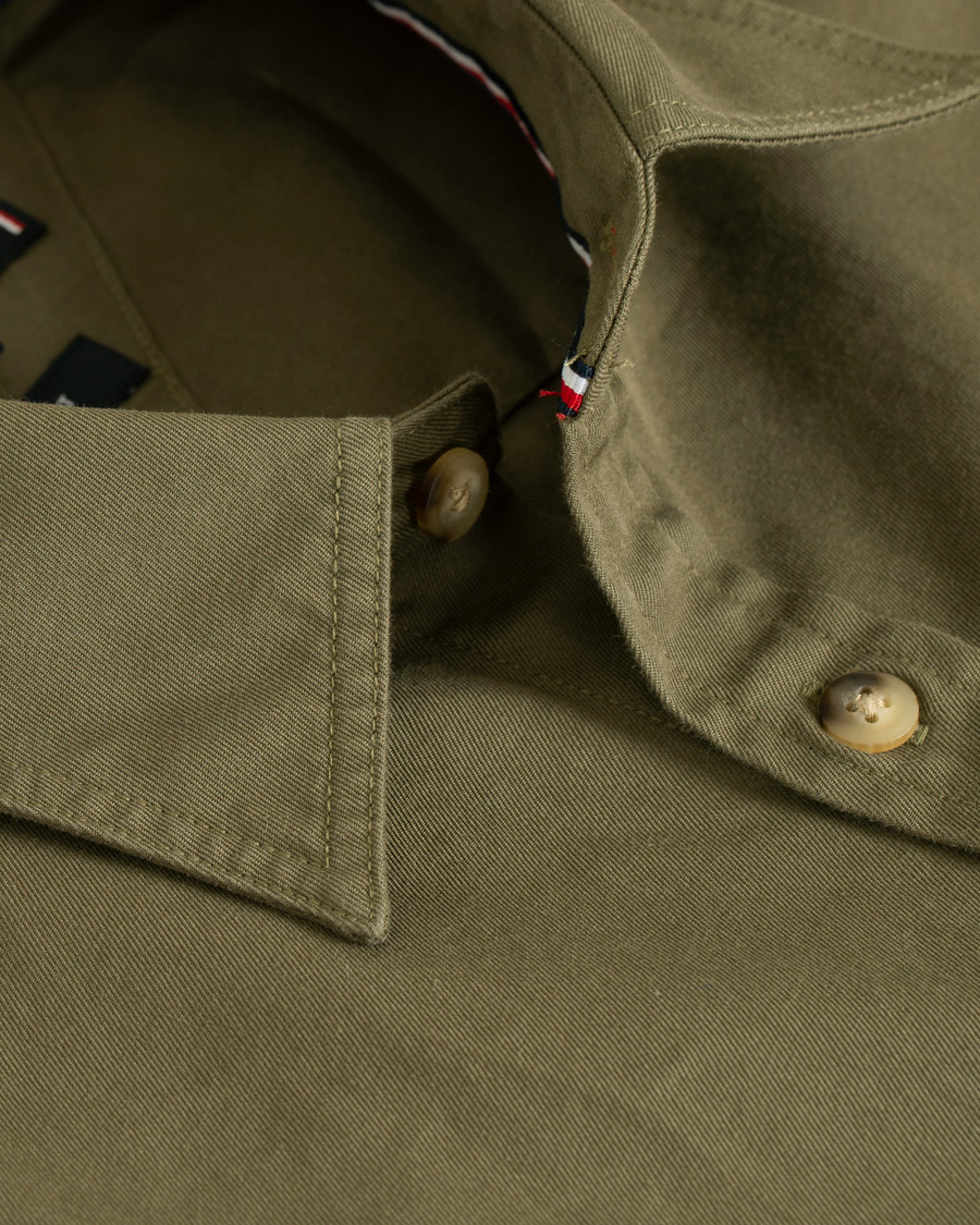 Uomini | Camicie | Tommy Hilfiger | Military Twill Shirt Dusty Olive