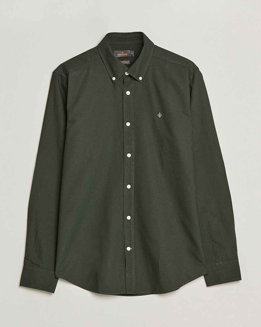 Uomini | Camicie | Morris | Douglas Oxford Shirt Olive