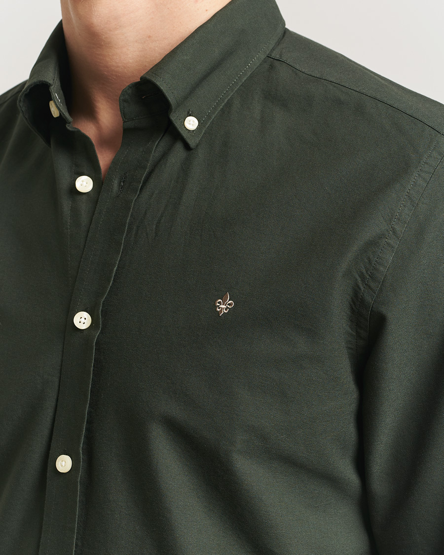 Uomini | Camicie | Morris | Douglas Oxford Shirt Olive