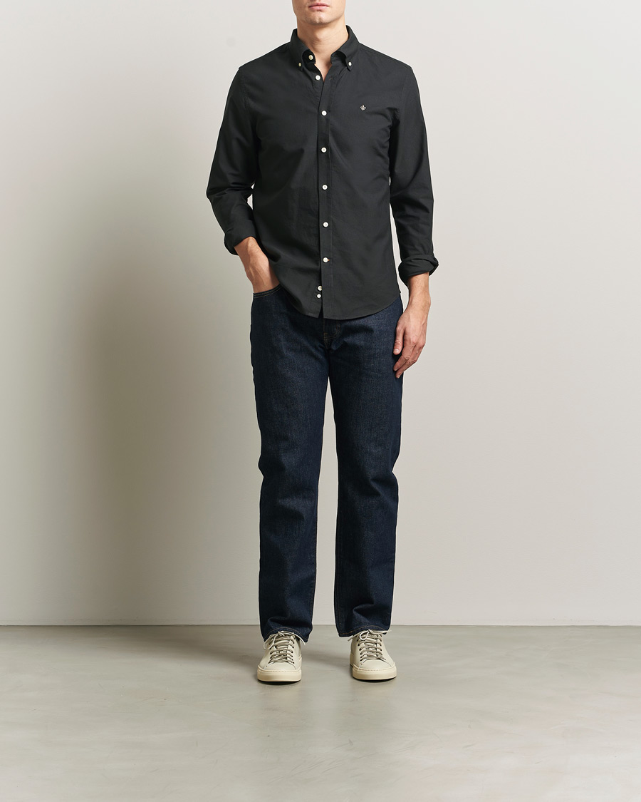 Uomini | Camicie | Morris | Douglas Oxford Shirt Black