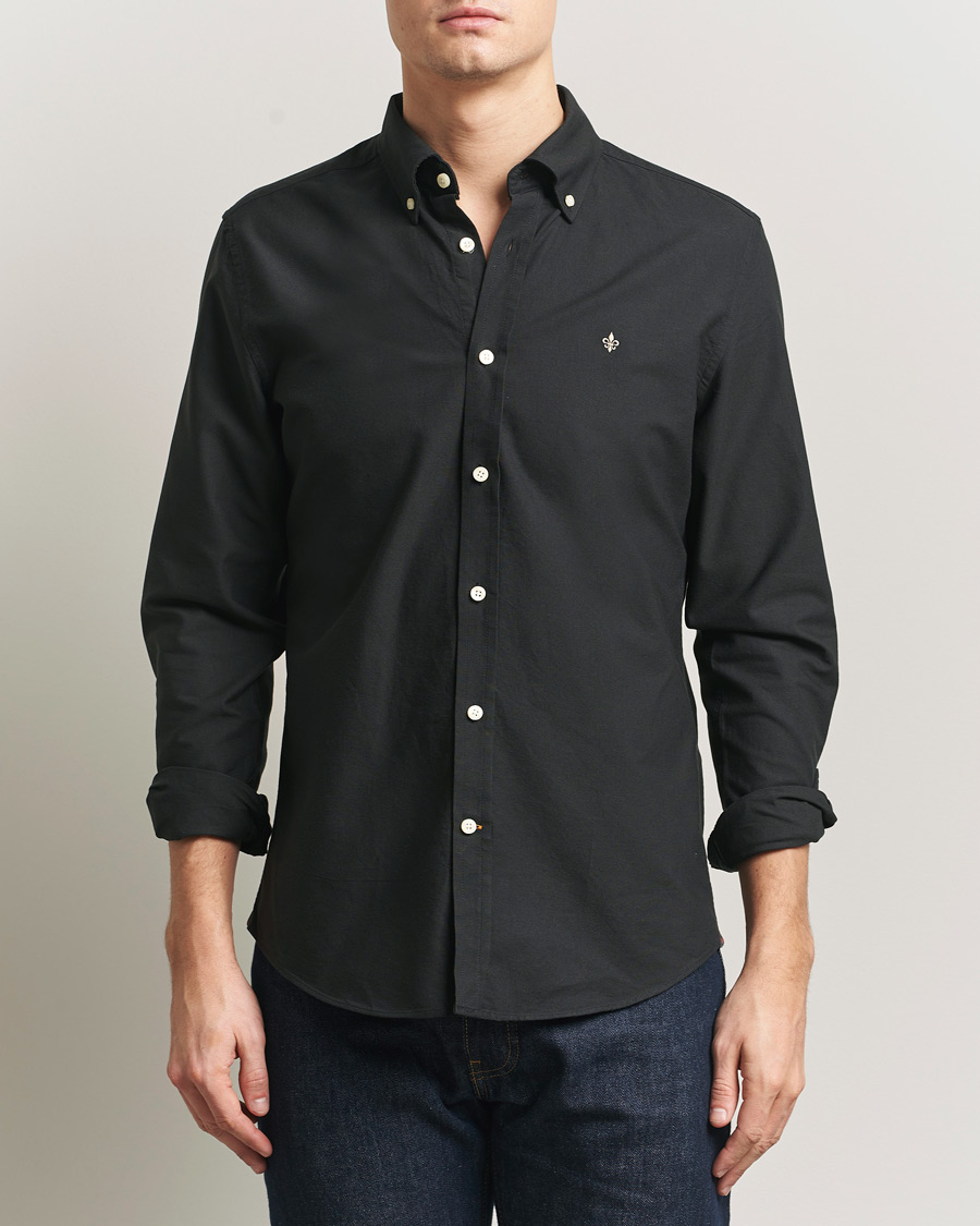 Uomini | Camicie | Morris | Douglas Oxford Shirt Black