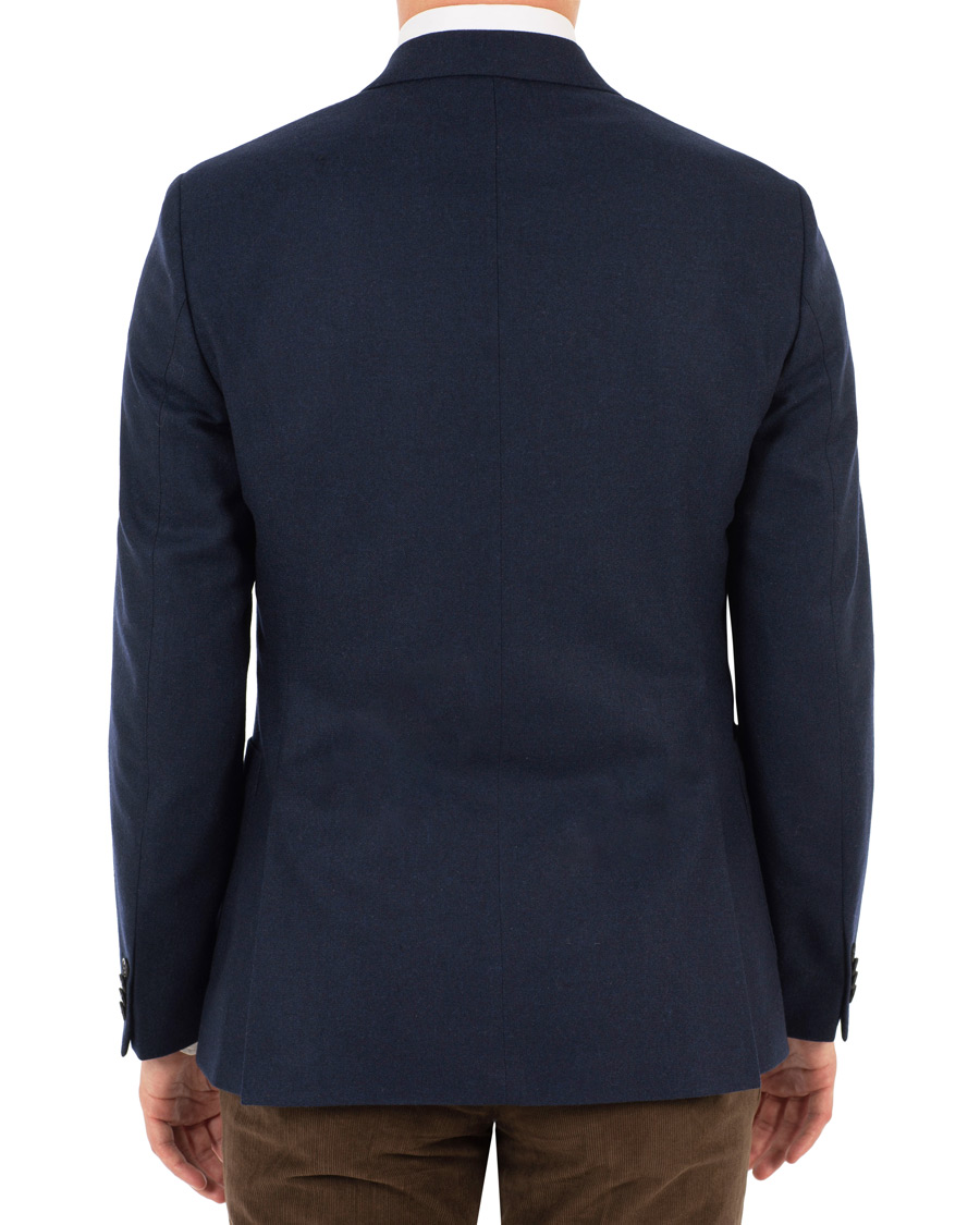Uomini | Blazers | Tiger of Sweden | Jamot Flannel Patch Pocket Blazer Navy
