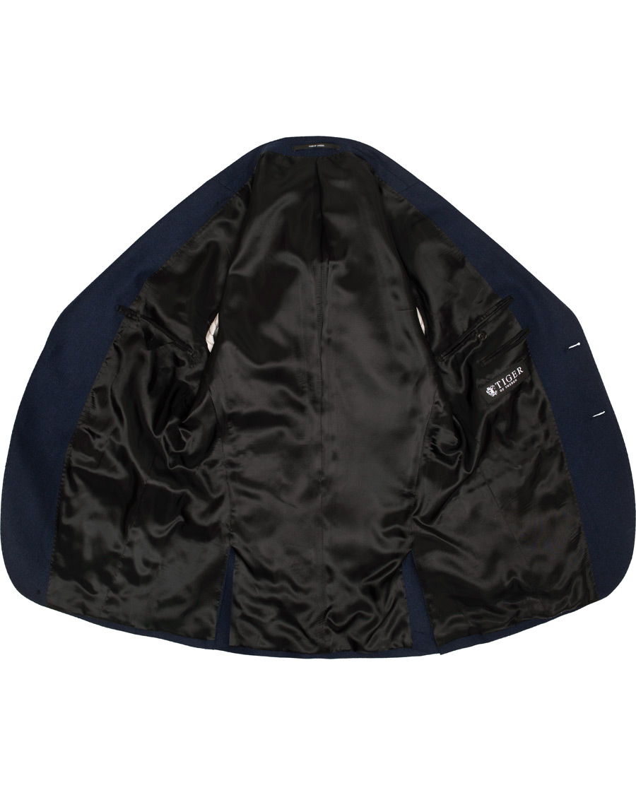 Uomini | Blazers | Tiger of Sweden | Jamot Flannel Patch Pocket Blazer Navy