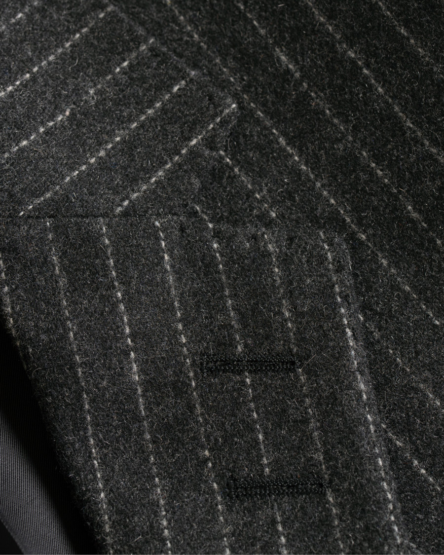 Uomini | Blazers | Tiger of Sweden | Jamot Pinstripe Patch Pocket Blazer Dark Grey
