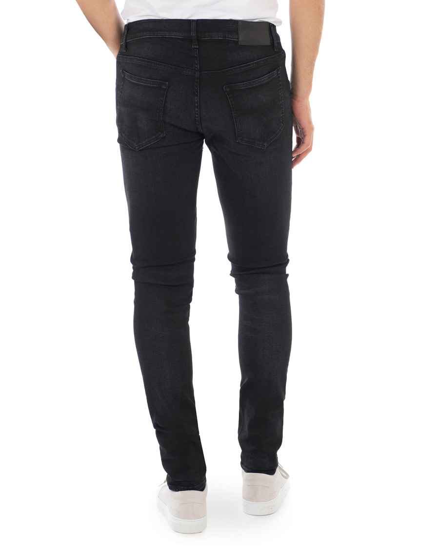 Uomini | Jeans | Tiger of Sweden Jeans | Slim Gray Stretch Jeans Washed Black