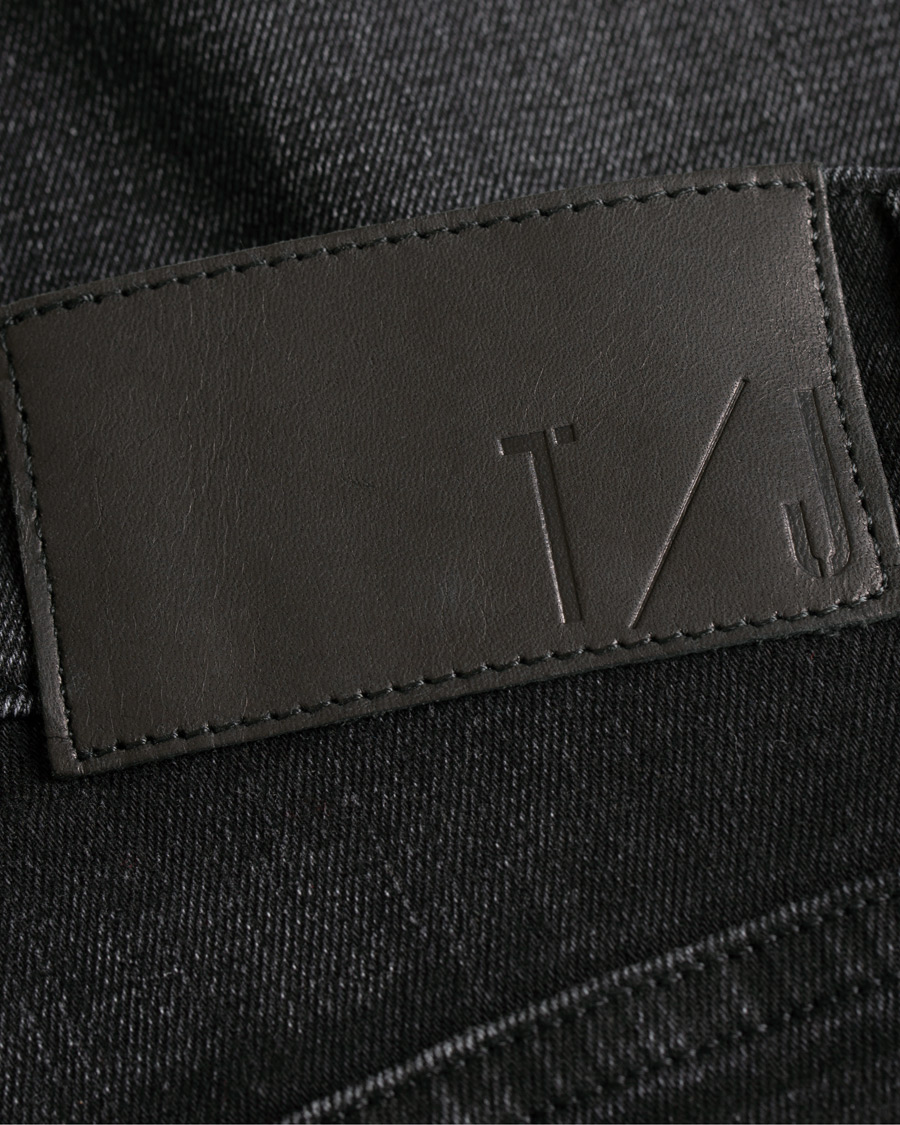 Uomini | Jeans | Tiger of Sweden Jeans | Slim Gray Stretch Jeans Washed Black