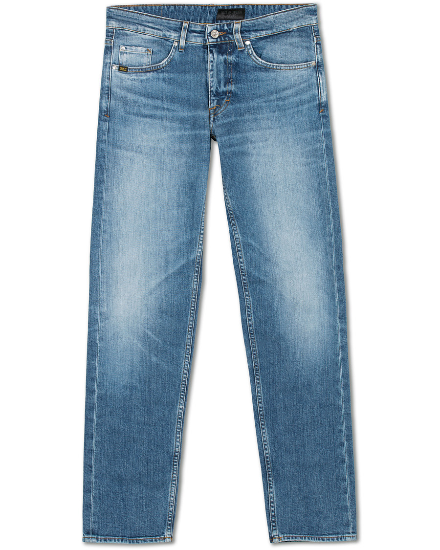 Uomini | Jeans | Tiger of Sweden Jeans | Straight Lone Stretch Jeans Mid Blue