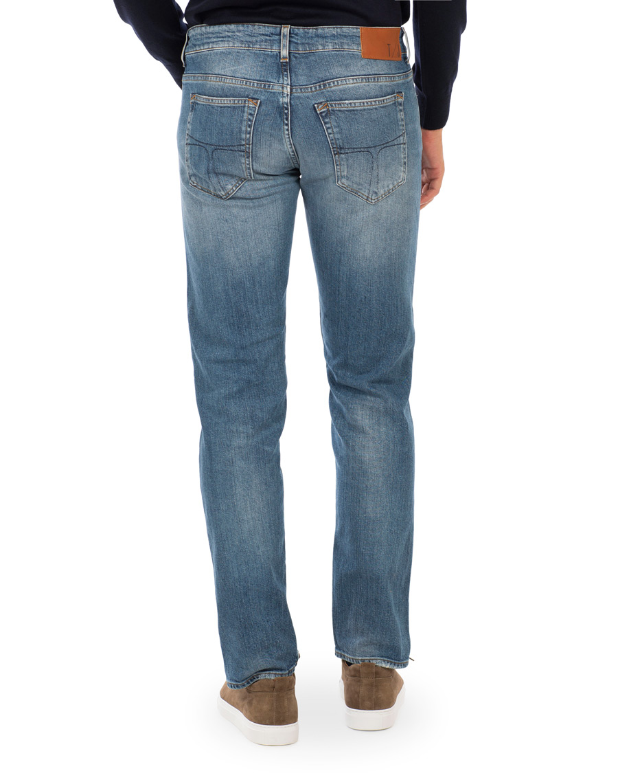 Uomini | Jeans | Tiger of Sweden Jeans | Straight Lone Stretch Jeans Mid Blue