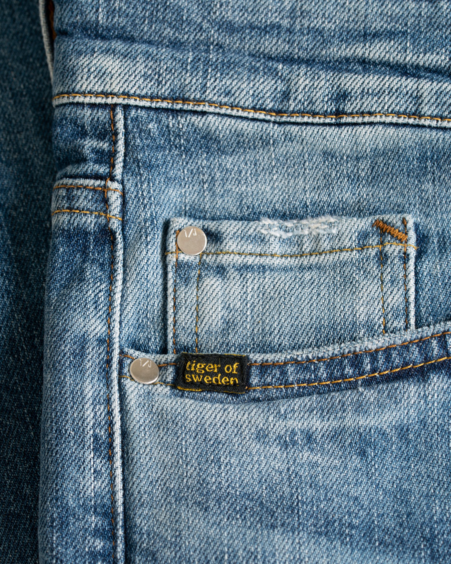 Uomini | Jeans | Tiger of Sweden Jeans | Straight Lone Stretch Jeans Mid Blue