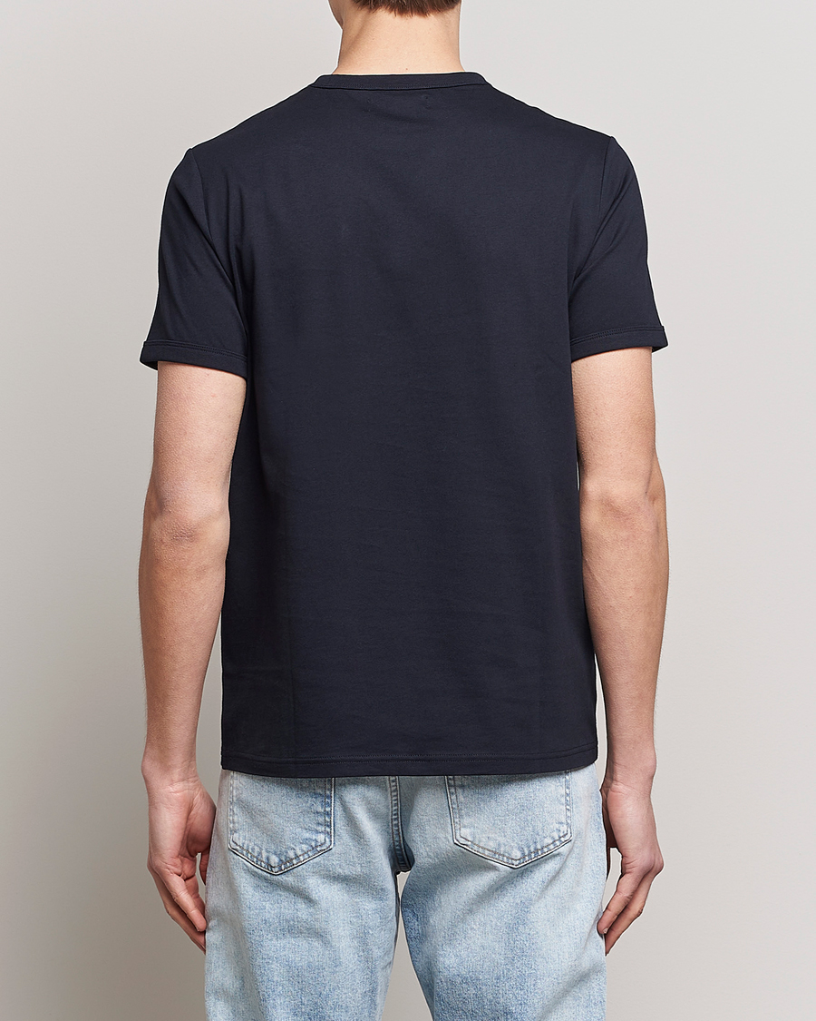 Uomini | T-shirt | Fred Perry | Ringer Crew Neck Tee Navy