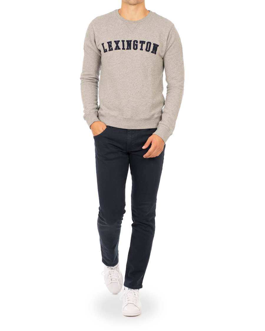 Uomini | Maglieria | Lexington | Lucas Sweatshirt Heather Grey Melange